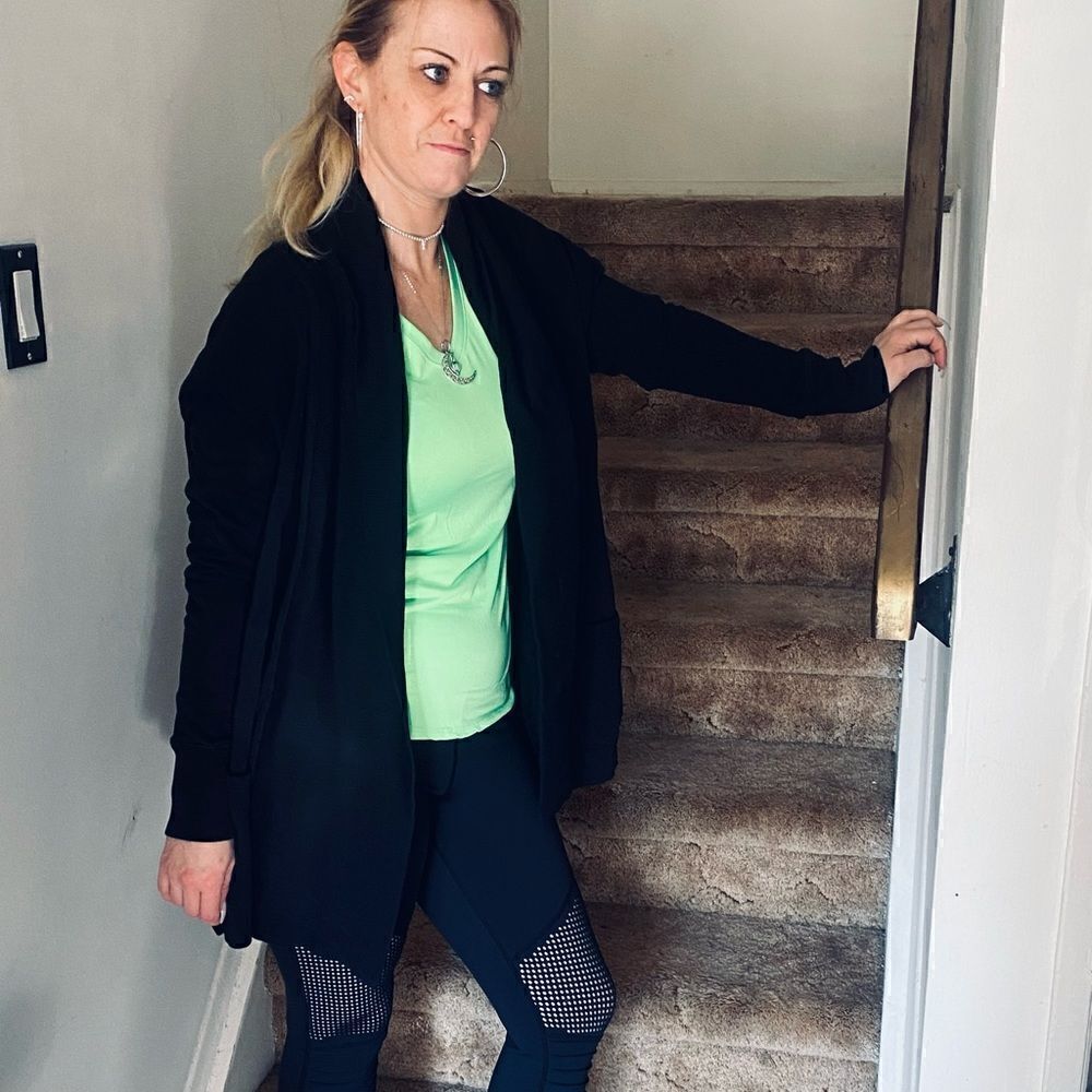 Medium Black Melissa + Marley Oversized Cardigan